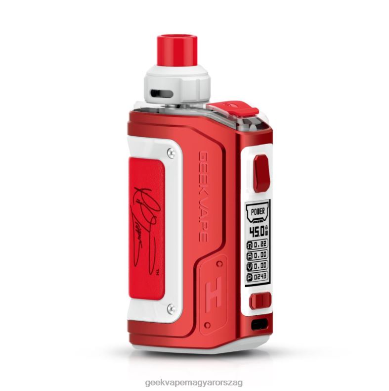 rte kiadás (piros-fehér) GeekVape 6880V98 - GEEKVAPE Budapest h45 (aegis hero 2) pod mod kit 1400mah 4ml